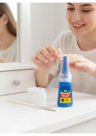 Ultra Güçlü Profesyonel Protez Tırnak Yapıştırıcısı 22 Gram - Hızlı Etkili Tips Takma Tırnak Yapıştırıcı, 722389