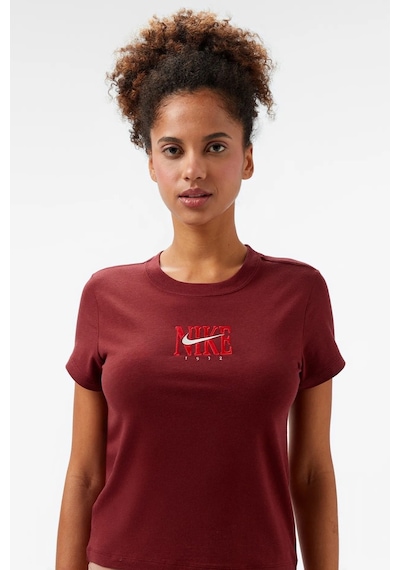 Nike Slim Phoenix Womens Tshirt Kısa Kollu Kadın Tişört Bordo