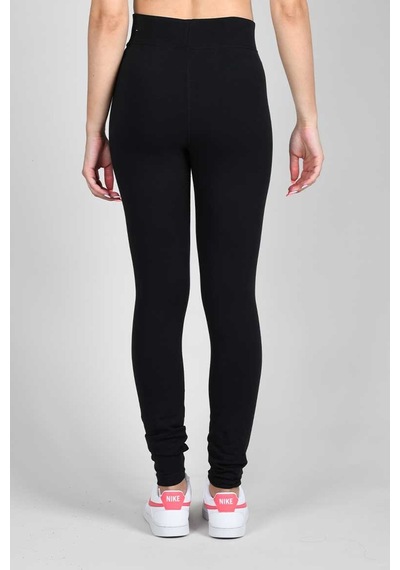 Nike Varsity Women's Leggings High Rise Yüksek Belli Pamuklu Kadın Tayt Siyah