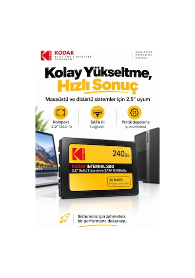 X150 240gb 2.5 İnç Sata Iıı Ssd 520 Mb/s Okuma 500 Mb/s Yazma Hızlı Ssd
