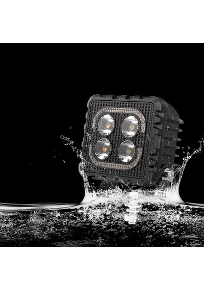 Off Road 3 İnç Led Aydınlatma Kaput Üstü Led Tampon Gündüz Led Ve Sis Farı Projektör Lambası Seti