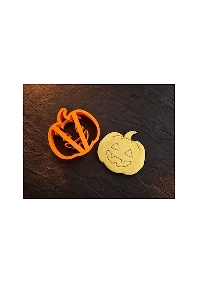 Halloween Balkabağı Kurabiye Kalıbı - Jack O Lantern Hamur Kesici Cadılar Bayramı Diğer