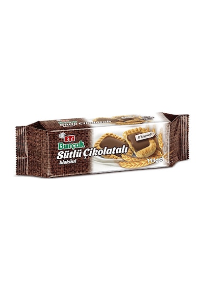 Eti Burçak Sütlü Çikolatalı Bisküvi 12 x 114 G
