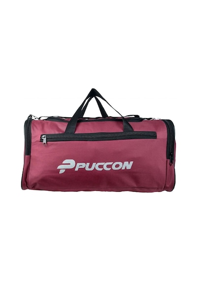 Puccon Kadın Erkek Bordo Tatil Seyahat Spor Çantası - El ve Omuz
