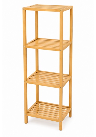 Robin Home 4 Raflı Bambu Çok Amaçlı Banyo & Mutfak Düzenleyici Bej
