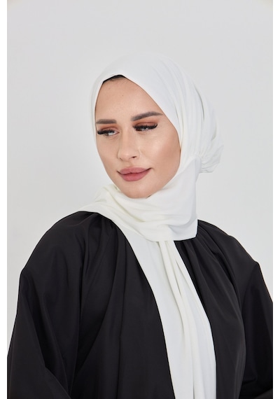 Hürrem Bone Krem Pratik Hazır Geçmeli Tesettür Bone Sandy Boyunluklu Çıtçıtlı 2505 40 Krem