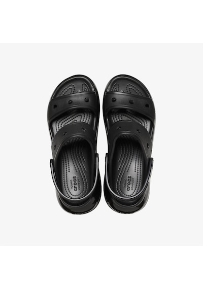Crocs Classic Mega Crush Kadın Siyah Sandalet Düz 207989 Siyah Crocs Classic Mega Crush Kadın Siyah Sandalet Düz 207989 Siyah