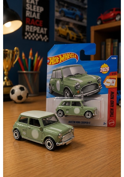 Hot Wheels Austin Mini Cooper S - Then And Now Serisi Metal Araba Çok Renkli
