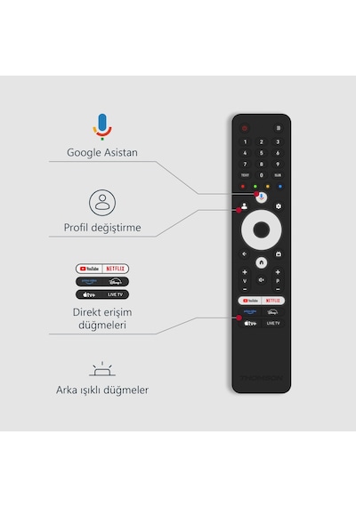 Thomson 85QG7S14 85" 4K Ultra HD Google Smart Qled Pro LED TV