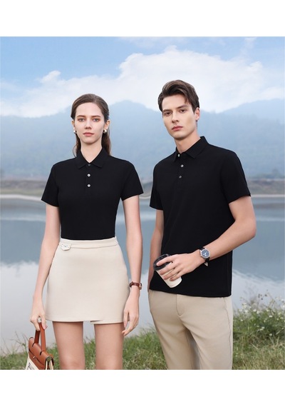 New Performance Premium Polo T-shirt %72,8 Pamuk %27,2 Polyester Siyah