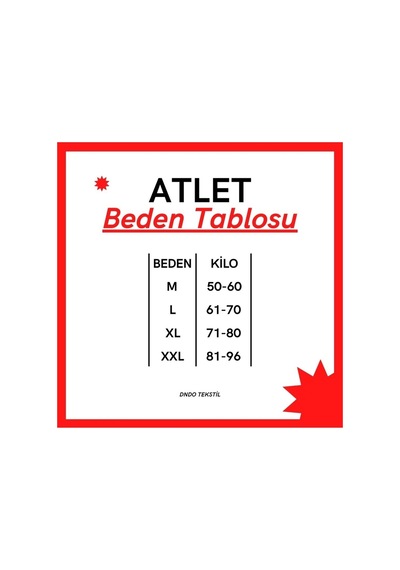 Baytaş Beyaz %100 Pamuk Erkek Penye Atlet 6 Adet Beyaz