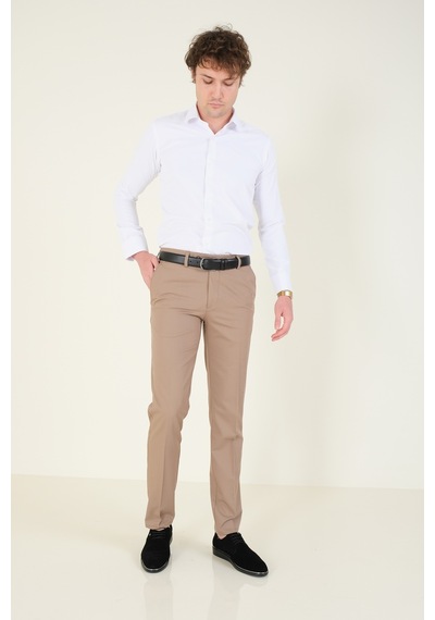 Giyim Dünyası Erkek Slim Fit Gömlek Beyaz 001