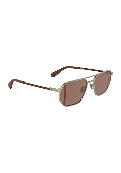 Calvin Klein Jeans Ckj25202s-718 Unisex Güneş Gözlüğü Gümüş