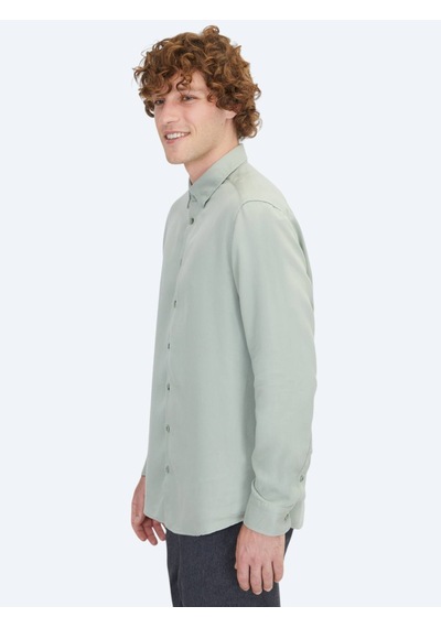 Kip Mint Regular Fit Dokuma Casual Gömlek Mint