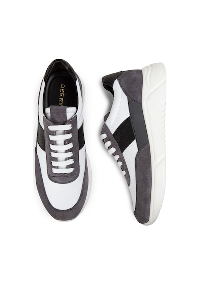 Deery Hakiki Deri Gri Erkek Sneaker Ayakkabı - 01963Mgrıe01 Gri