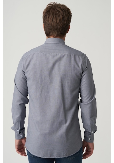 White Stone Almeirim G2507 Slim Fit Gömlek Desenli Desenli Çok Renkli