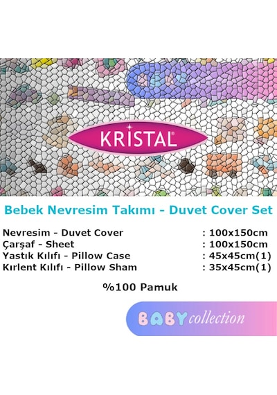 Kristal Pirates Bebek Nevresim Takımı Pamuk