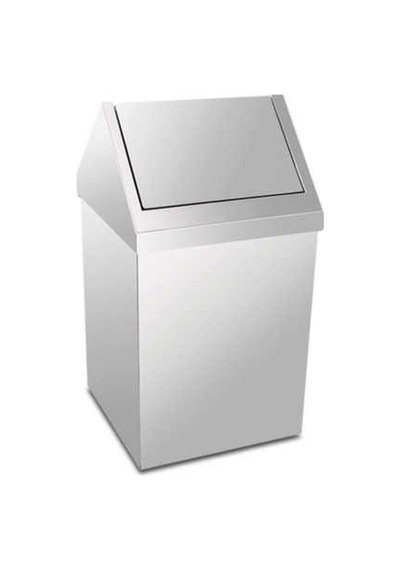 Palex 3800-316 Metal Çatı Kapaklı Çöp Kovası 16 Litre