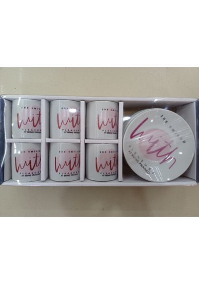Porselen Fincan Takımı 6 Kişilik Ve Desenli