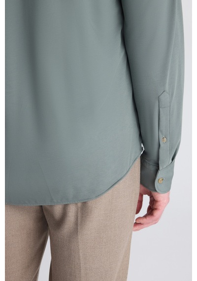 D'S Damat Ds Damat Comfort Haki Örme Gömlek 5hc02td02265m H01