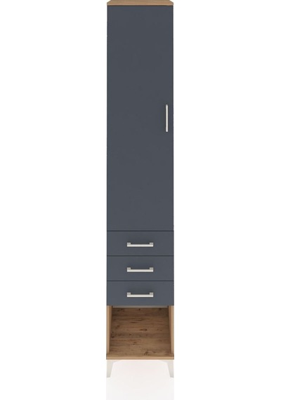 Hyperion Dolap 2 Raflı 3 Çekmeceli Tek Askılı 44x44x243 Çam-antrasit Atlas Çam Hyperion Dolap 2 Raflı 3 Çekmeceli Tek Askılı 44x44x243 Çam-antrasit Atlas Çam