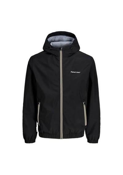 Jack & Jones 12291690 Kapüşonlu Yağmurluk Siyah Jack & Jones 12291690 Kapüşonlu Yağmurluk Siyah