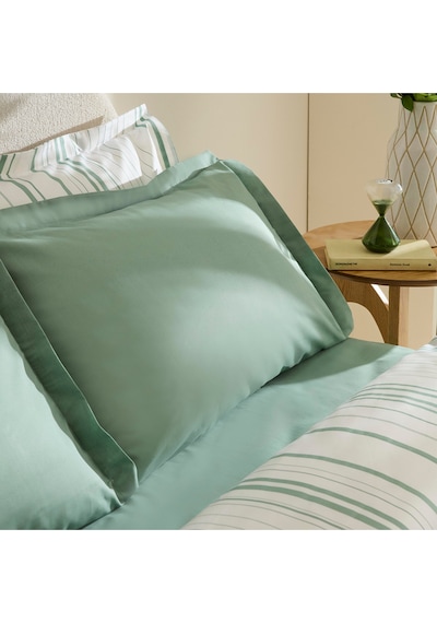 Karaca Home Cool Stripe Çift Kişilik Nevresim Takımı Yeşil