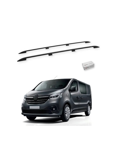 Turtle Mitsubishi Express X82 2020-2025 / Uzun Şasi Tavan Çıtası Crown Siyah