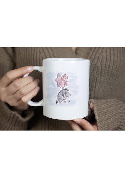 Eeyore Tasarım Kendini Sev Temalı Kupa Bardak Öz Şefkat Ve Farkındalık Hediye - Winnie The Pooh Beyaz