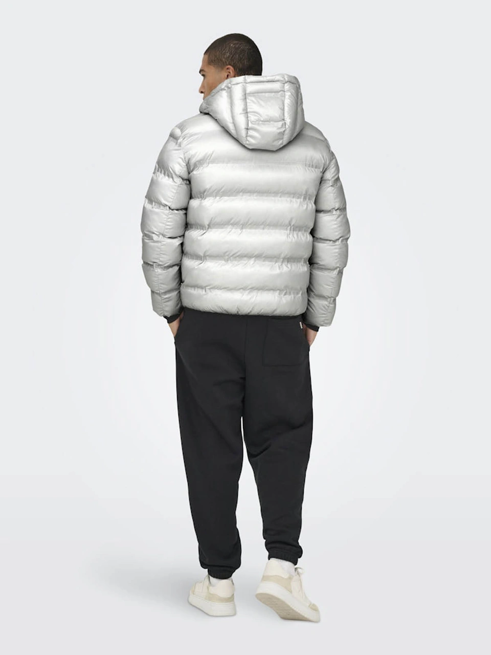 Only & Sons Onsunion Seamles Life Hood Gri Erkek Mont 22034836 Gri