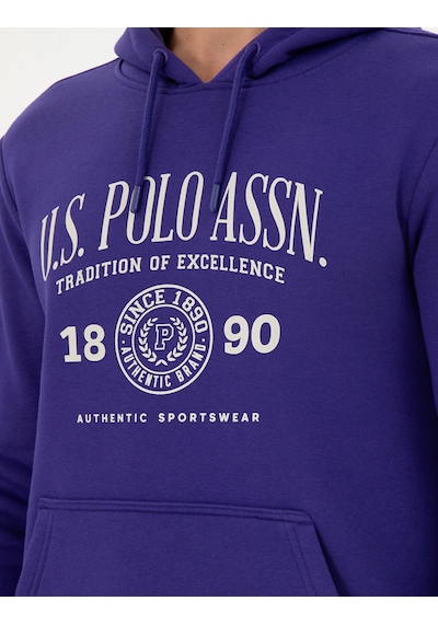 U.s. Polo Assn. Erkek Mor Sweatshirt 50293446-vr038 Mor