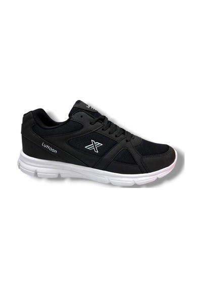 Luttoon 251-26 Deri Anorak Anatomik Erkek Sneaker Siyah Beyaz 45-48
