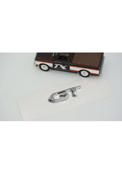 Dk Tuning Gt Bagaj Krom Metal Yazı Logo Amblem Peugeot İle Uyumlu Bagaj Arma
