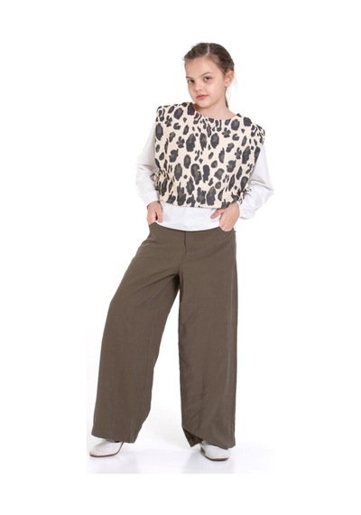 Escabel Xo Kids Kız Çocuk Alt Üst Takım 5-9 Yaş 35960 Haki