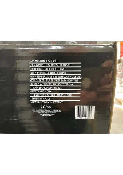 Massive Ms-m690fx Oval Midrange 300w Maksimum 120w Rms Kapaklı