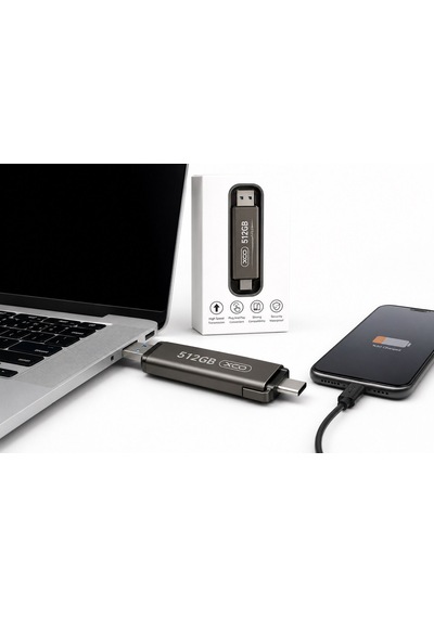 512 Gb Katı Hal Usb Bellek Usb 3.2 + Type-c Çift Girişli Taşınabilir Flash Bellek Telefonda Bilgisayara Aktarma Yüksek Hızlı Dayanıklı Ve Çok Korumalı Ssd Korumalı Darbeye Dayanıklı Anti Manyetik 1 Adet 512 Gb Katı Hal Usb Bellek Usb 3.2 + Type-c Çift Girişli Taşınabilir Flash Bellek Telefonda Bilgisayara Aktarma Yüksek Hızlı Dayanıklı Ve Çok Korumalı Ssd Korumalı Darbeye Dayanıklı Anti Manyetik 1 Adet
