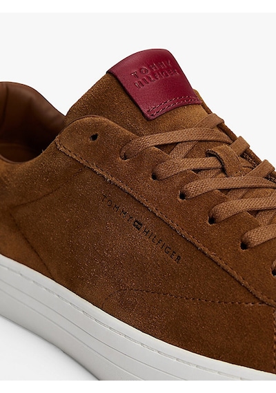 Tommy Hilfiger Premıum Dress Cupsole Suede Erkek Kahverengi Spor Ayakkabı - Fm0fm05573 Tommy Hilfiger Premıum Dress Cupsole Suede Erkek Kahverengi Spor Ayakkabı - Fm0fm05573