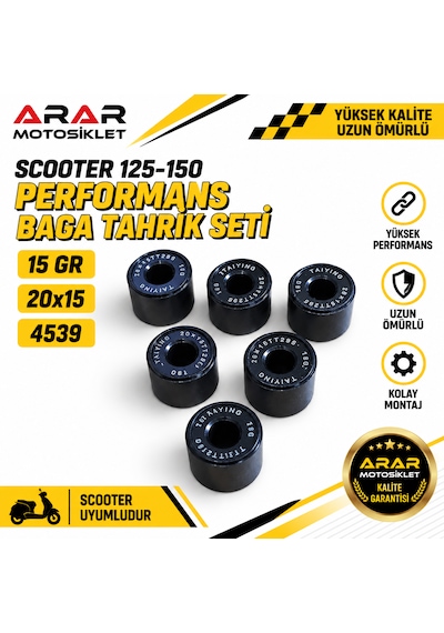 Scooter 125-150 Performans Baga Tahrik Seti 15gr 20x15-4539 Set