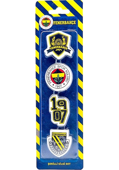 Fenerbahçe Orijinal Lisanslı Kalem Kalemtraş Bloknot Silgi Hediyelik Set Sarı Lacivert 005 Sarı-lacivert