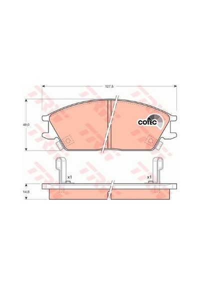 Hyundai Getz 1.5crdi 2003-2009 Trw On Balata Netparb893 D3ea-d4f