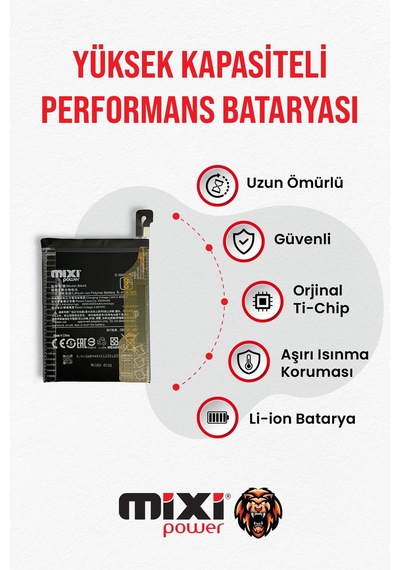 Xiaomi Redmi Note 6 Pro Uyumlu Tam Kapasite Batarya
