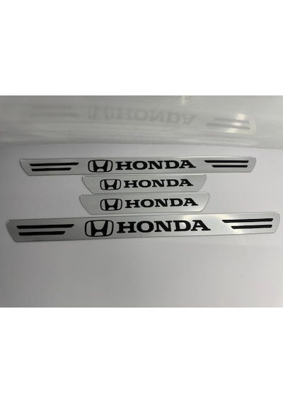 Honda City İle Uyumlu Kapı Eşiği Koruyucu Ön - Arka 4'lü Set