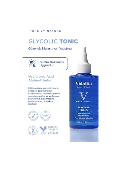 Vidalita Beauty & Care Glycolic Tonik 200 ML