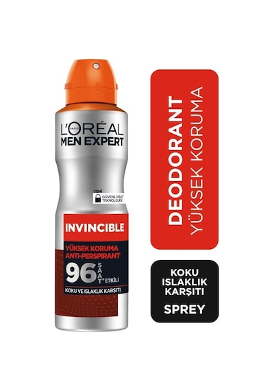 Invincible Anti Deodorant 150 ML X 3 Adet