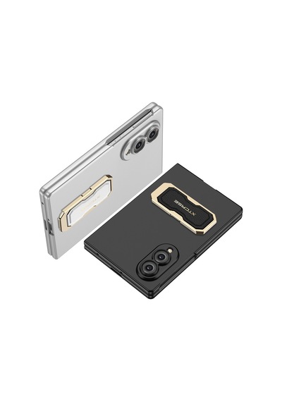 Galaxy Uyumlu Z Fold 8 Kılıf Pazarplus Kıpta Kpt-03 Sert Pc Kılıf Titanyum