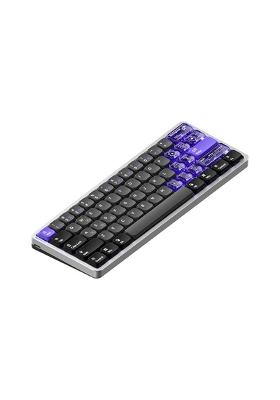 Nuphy Air60 He Hall Effect Magnetic Switch Manyetik Oyuncu Klavyesi Silver-magnetic Jade Pro