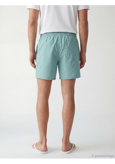 Lcw Swımwear Yeşil Kısa Boy Erkek Yüzme Şort