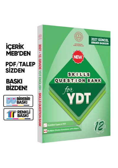 2027 Ydt Mebi İngilizce 12.sınıf 6lı Konu Anlatımı Ve Soru Bankası Seti Çözümlü Baskı Ücreti