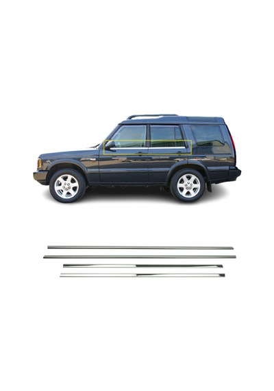 Land Rover Discovery 2 Krom Cam Çıtası 4 prç. 1998-2004 P.Çelik