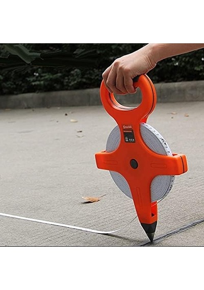 Mezura Makarası - İnç/metrik Uzun Ölçüm Bandı - Ağır Hizmet Tipi Fiberglas Bıçak - Ölçüm, Spor, Kütük İ 0 - 300 MM